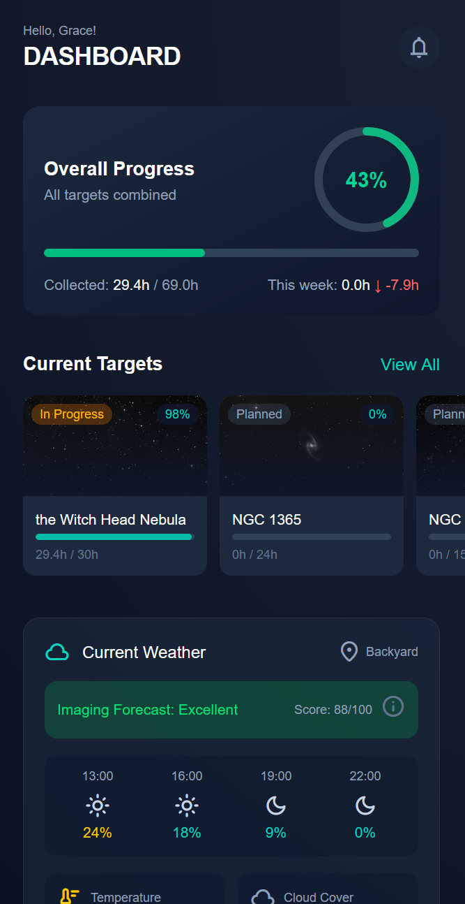 StellarLog app screenshot
